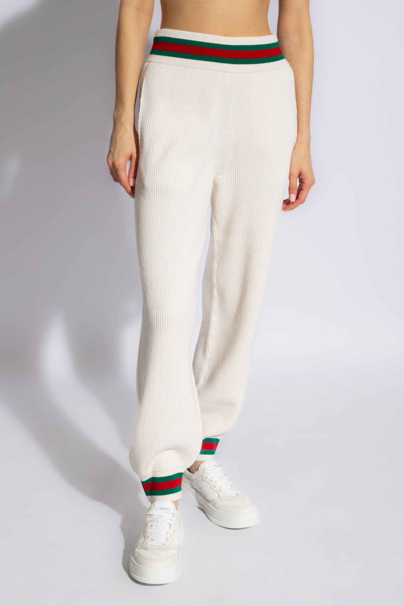 Gucci Ribbed trousers