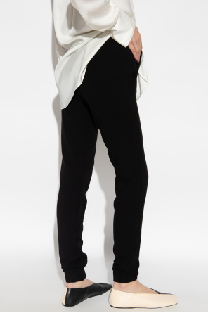 Saint Laurent High-waisted trousers in cashmere