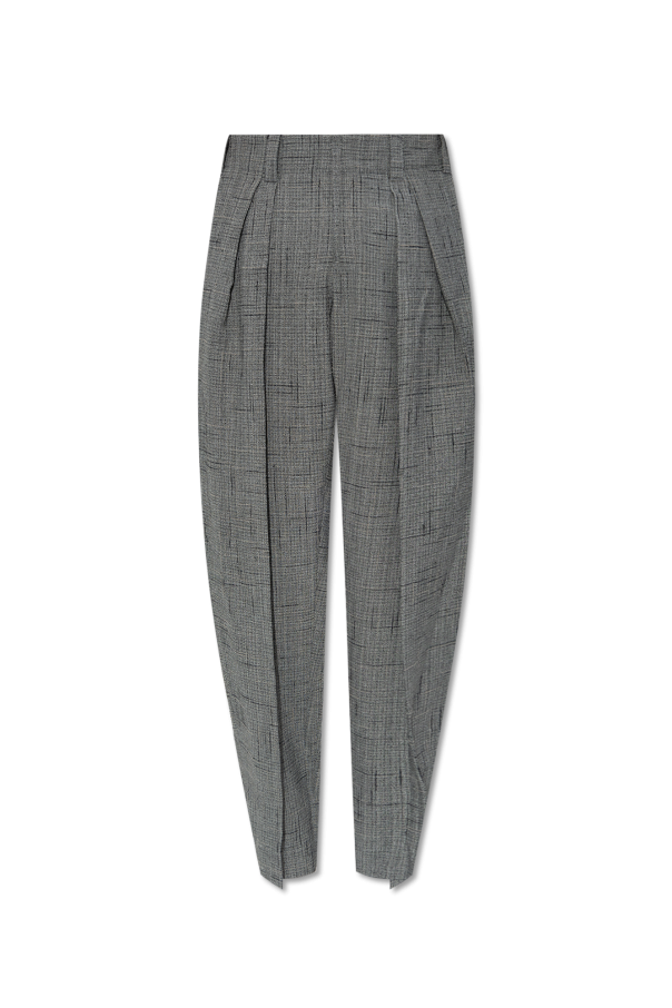 Bottega Veneta Loose-fitting lace-trimmed trousers