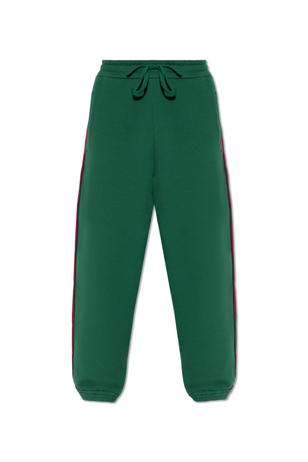 Gucci Sweatpants with ‘Web’ stripe