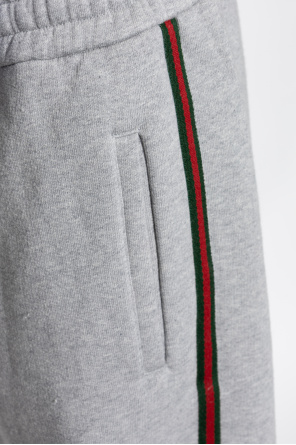 Gucci Pantalones deportivos con la distintiva franja Web