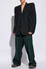 Balenciaga GREEN Pleated Trousers