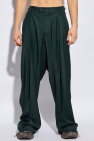 Balenciaga GREEN Pleated Trousers