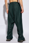 Balenciaga GREEN Pleated Trousers