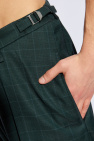 Balenciaga GREEN Pleated Trousers