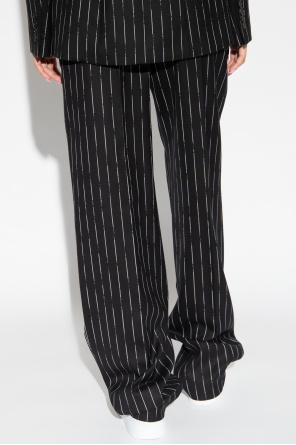 Alexander McQueen Wełniane spodnie