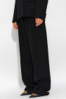 Balenciaga BLACK Oversize pleat-front trousers