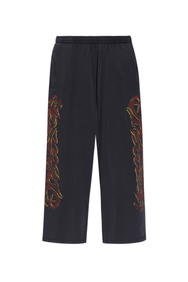 Balenciaga button-embellished crinkled shorts