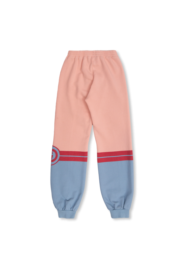 gucci Chine Kids Logo-printed sweatpants