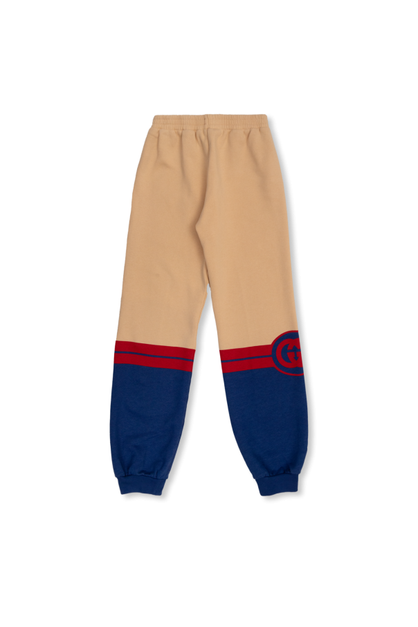 Gucci Kids Spodnie dresowe z logo