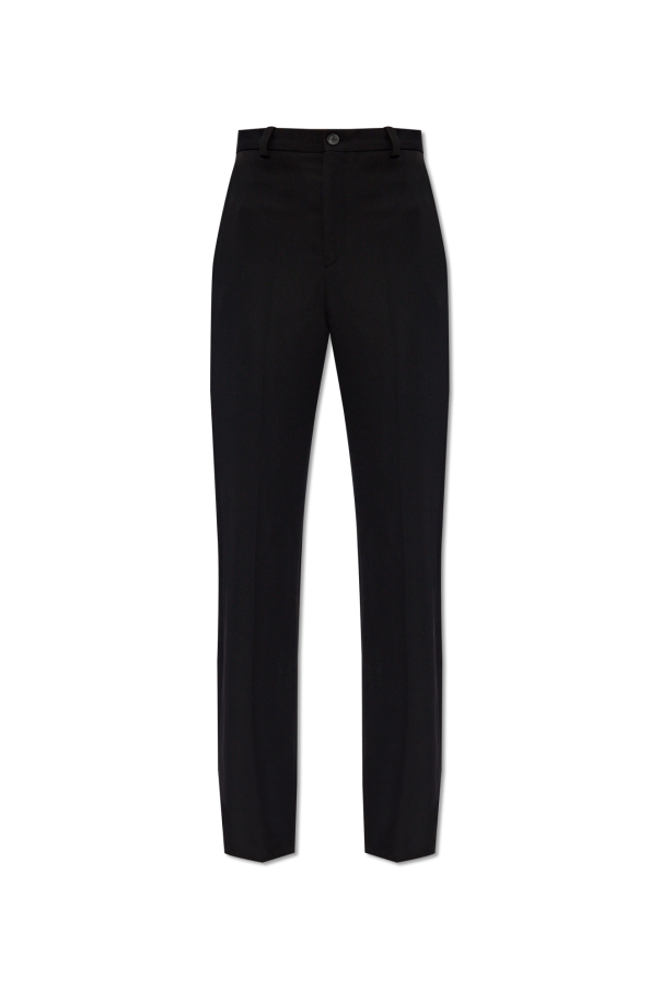 Wool pleat-front trousers od Balenciaga