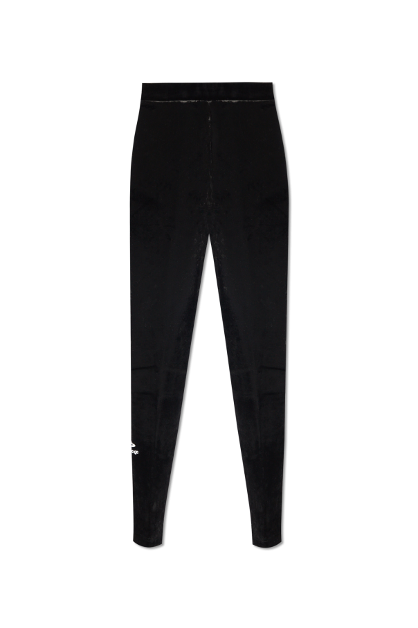 ‘Skiwear’ collection trousers in velvet od Balenciaga