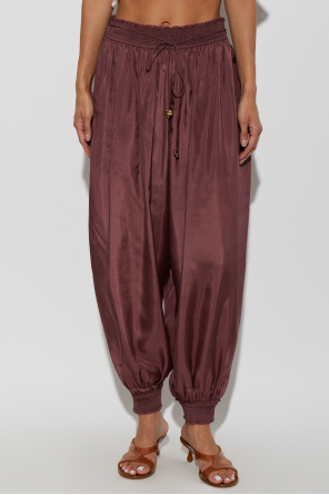 Zimmermann Loose-Fit Silk Trousers