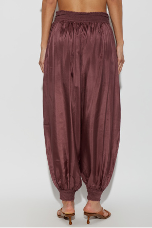 Zimmermann Loose-Fit Silk Trousers