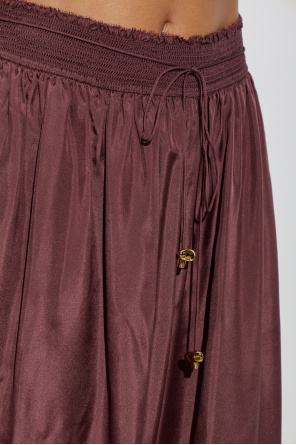 Zimmermann Loose-Fit Silk Trousers
