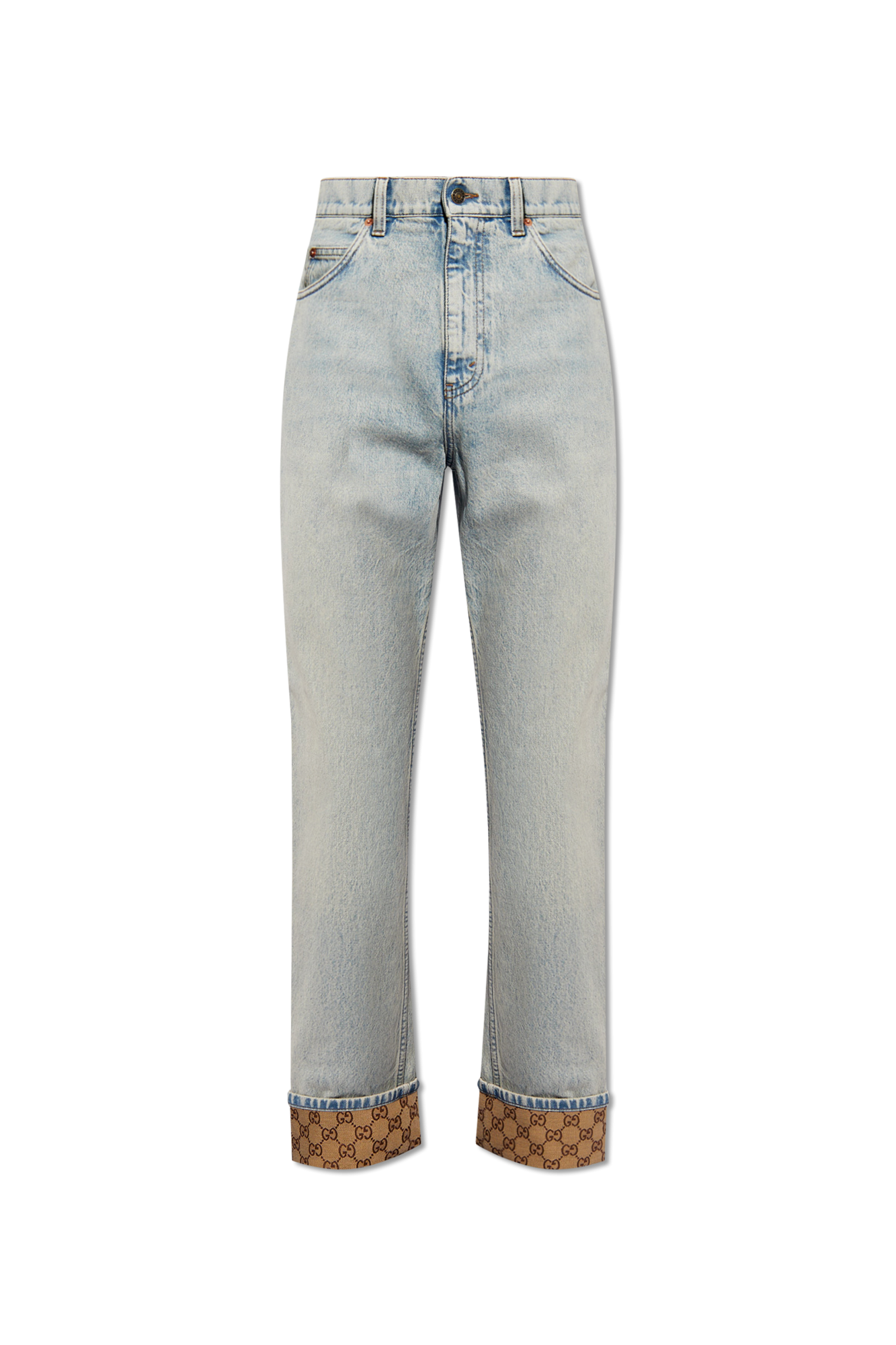 Gucci Monogrammed jeans