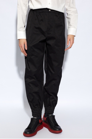 Alexander McQueen Cotton dvf trousers