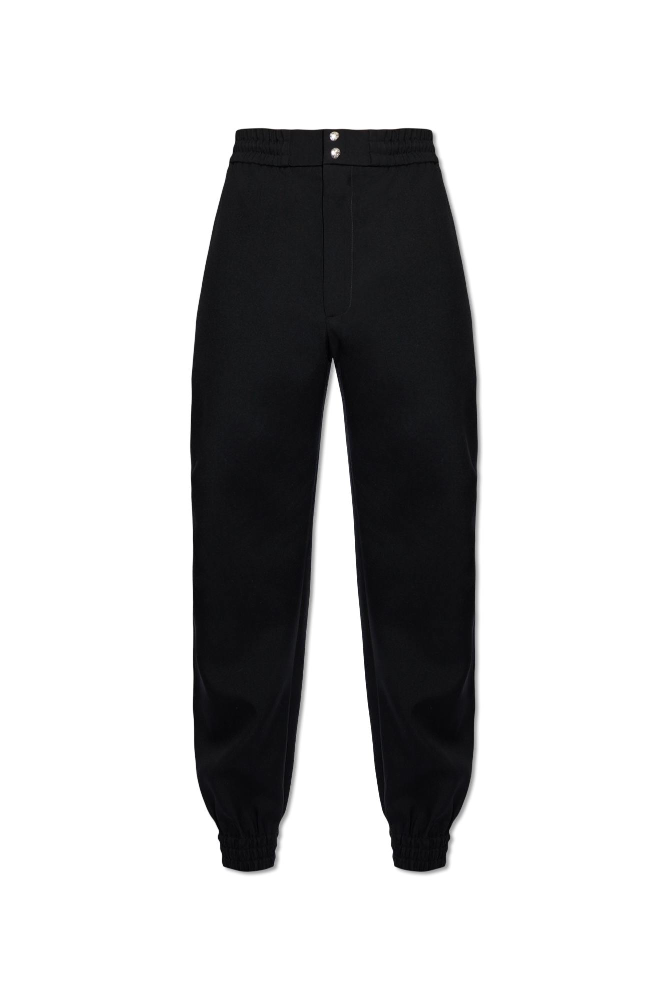 Alexander McQueen Wool green trousers