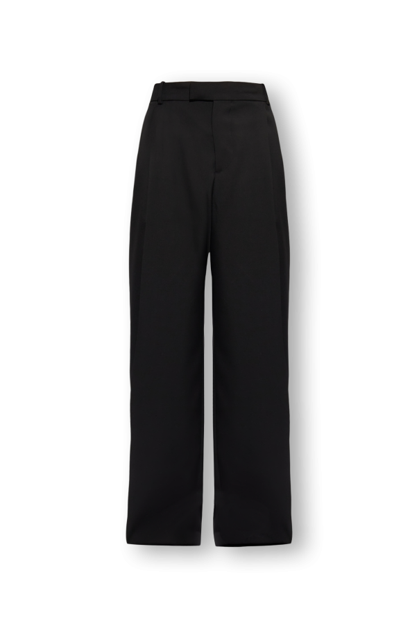 Alexander McQueen Pleat-front Overlay trousers