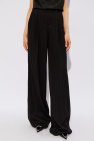 Saint Laurent BLACK Striped pattern trousers