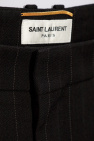 Saint Laurent BLACK Striped pattern trousers