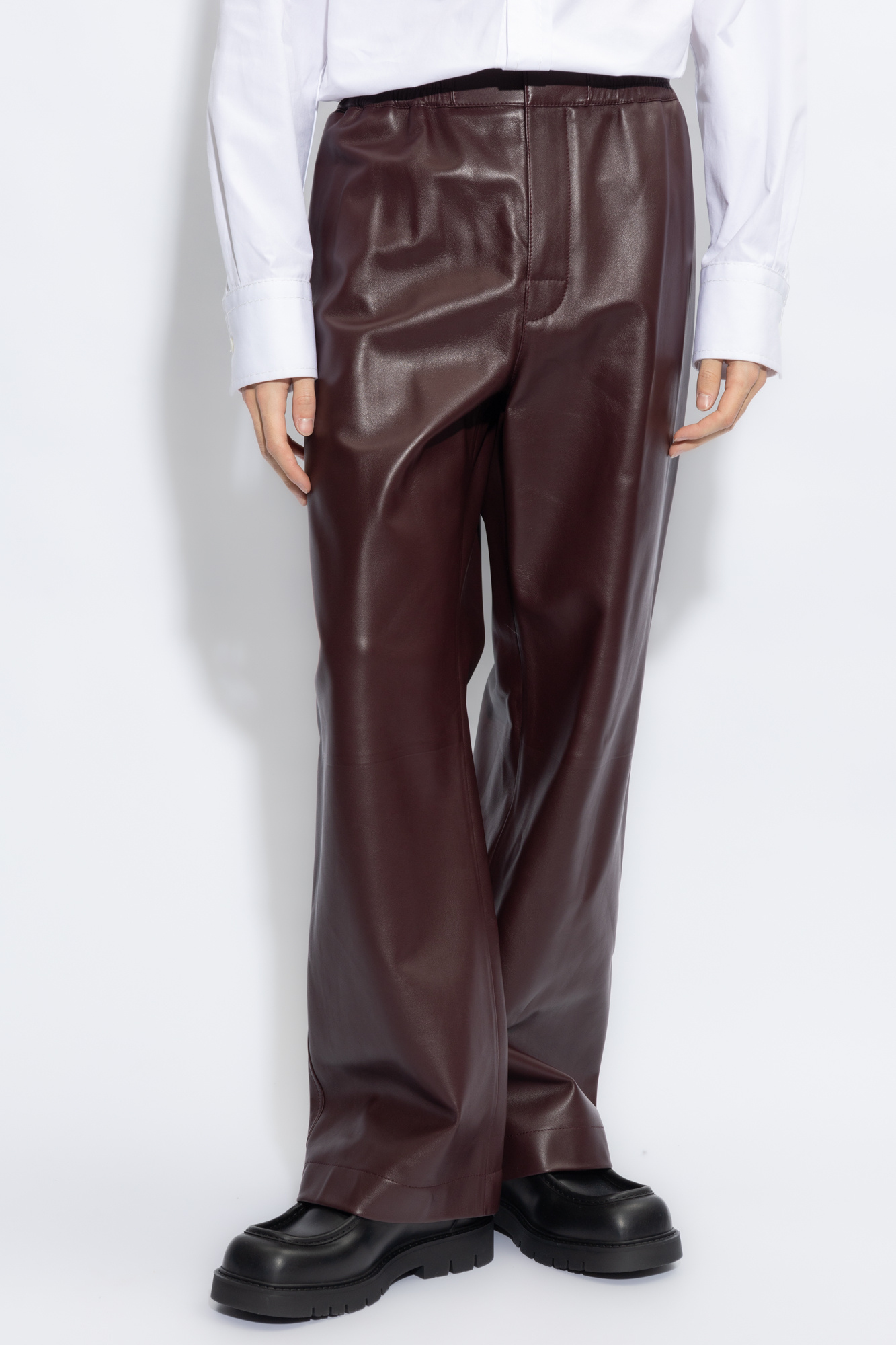 Bottega Veneta Leather trousers