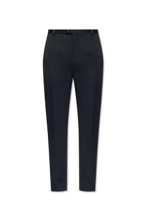 Wool pleat-front trousers od Saint Laurent