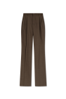 Saint Laurent BROWN Wool trousers