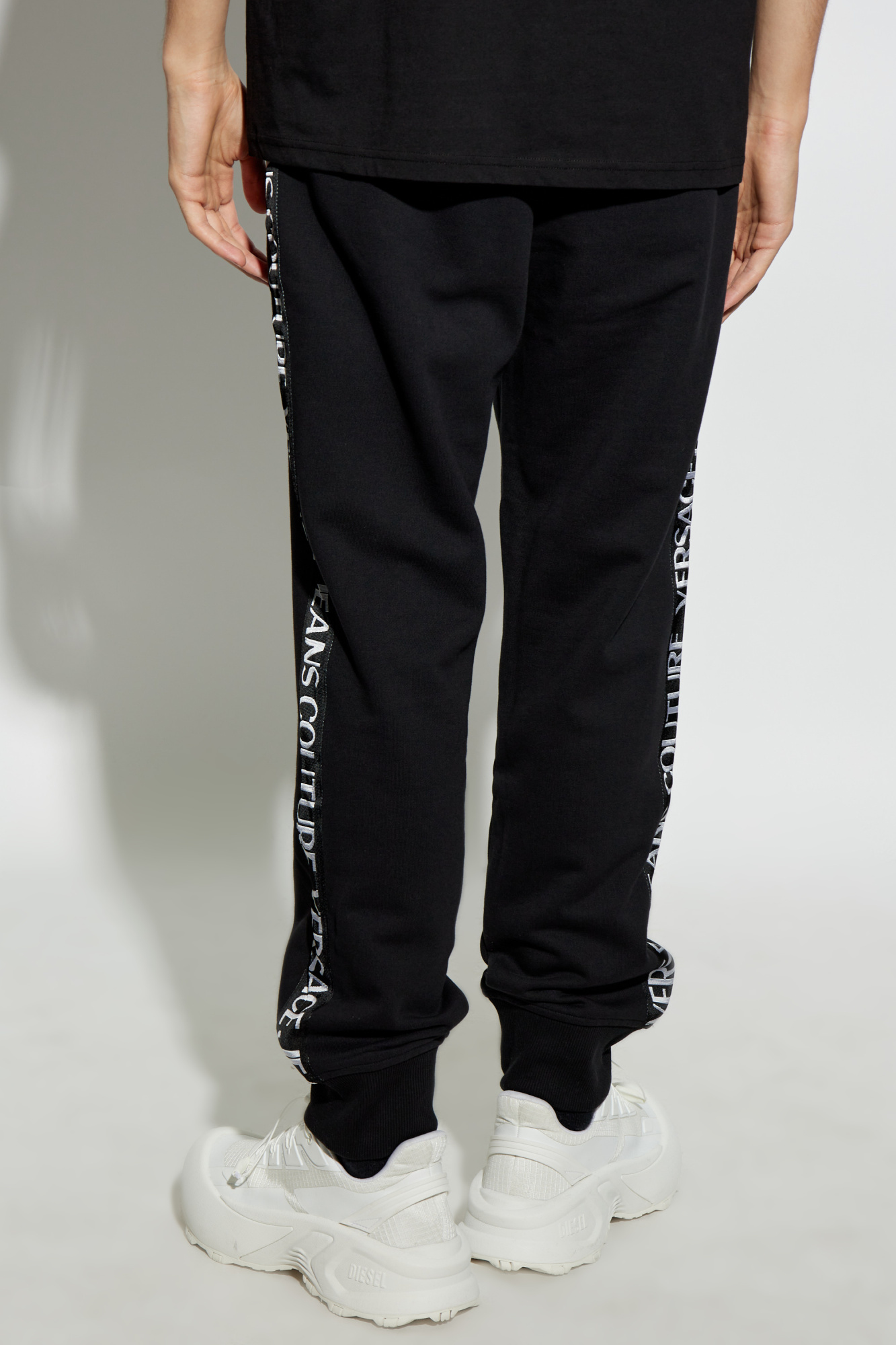 Versace Jeans Couture Sweatpants with logo side stripes