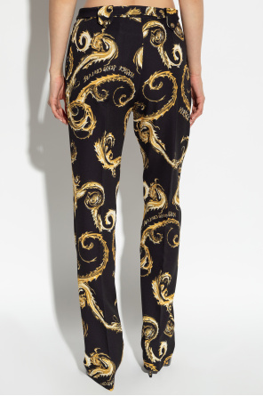 Versace Jeans Couture Spodnie ze wzorem
