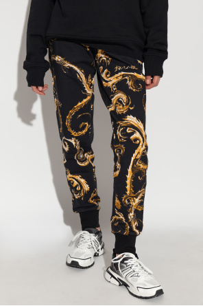 Versace Jeans Couture Spodnie dresowe ze wzorem
