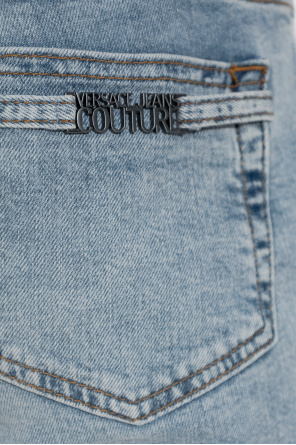 Versace Jeans Couture Jeans with shimmering appliqués