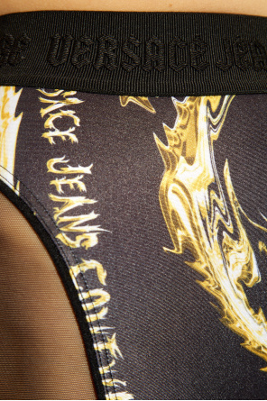 Versace Jeans Couture Legginsy ze wzorem