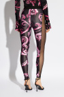 Versace Jeans Couture BLACK Leggings with a pattern