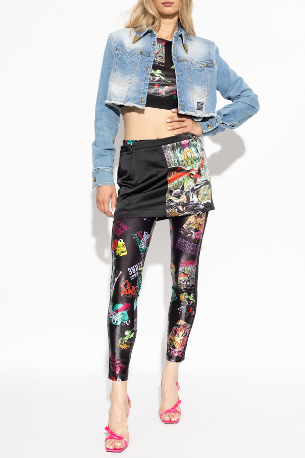 Versace Jeans Couture Patterned Leggings