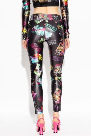 Versace Jeans Couture Wzorzyste legginsy