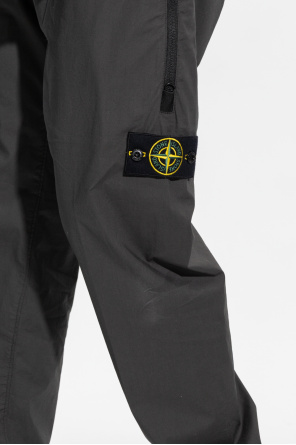 Stone Island Trousers Red with logo