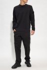 Stone Island BLACK Trousers with logo