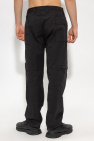 Stone Island BLACK Trousers with logo