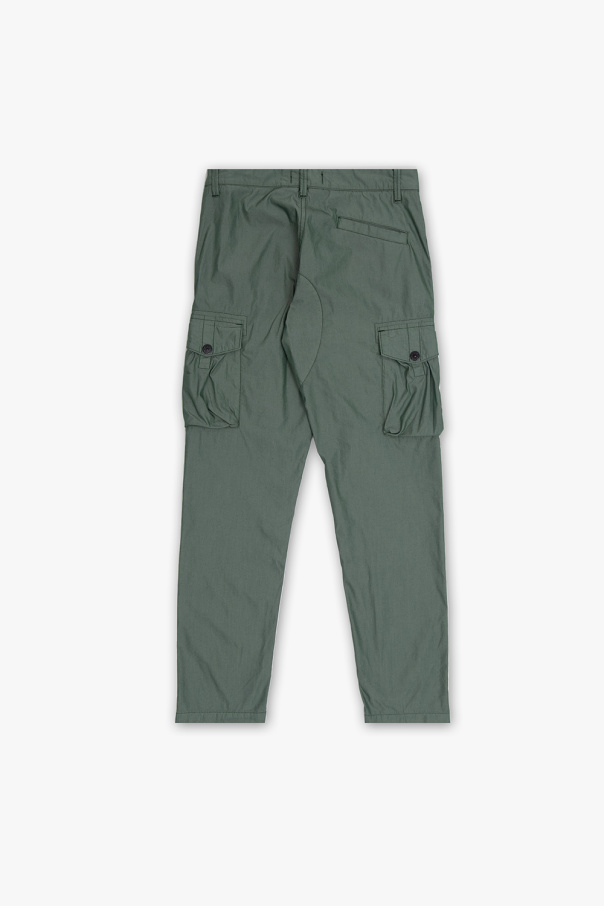diesel umlb pan shorts melange grey Trousers with logo