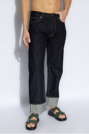Alexander McQueen Jeansy z nogawkami o prostym kroju