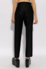 Gucci BLACK Wool trousers with crease