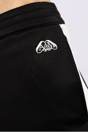 Alexander McQueen Logo-embroidered sweatpants
