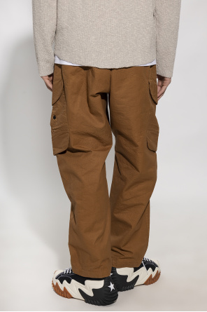 Stone Island Trousers closed with logo