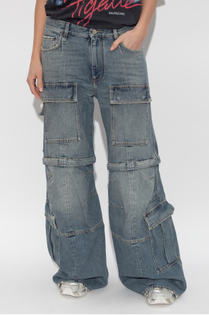 Balenciaga Jeans mit Taschen