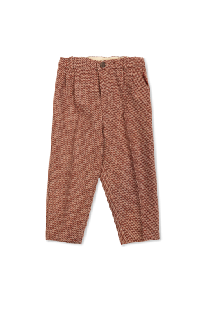 Plaid Pattern Pants