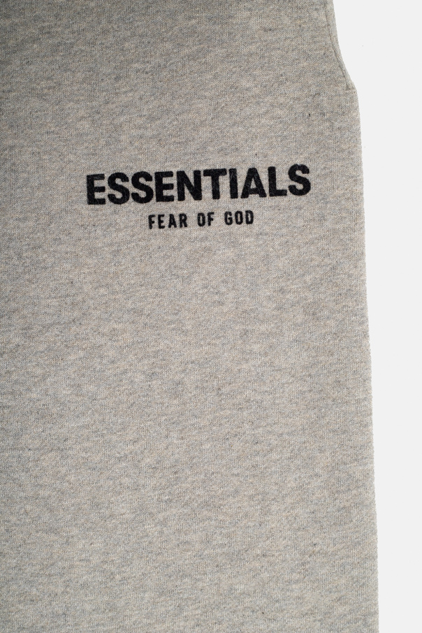 Fear Of God Essentials Kids Fit And Flared Dress With Floral Embroidery Detailing