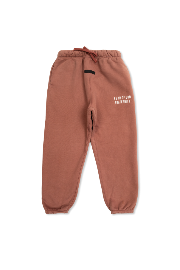 Fear Of God Essentials Kids Tracksuit bottoms with logo