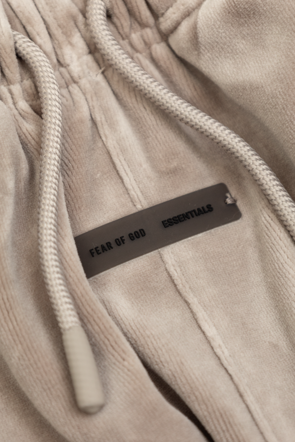 Fear Of God Essentials Kids Velvet straight-leg trousers