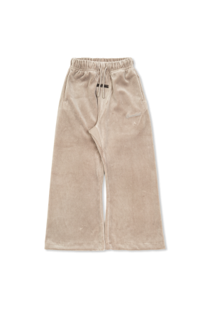 Samt-Hose mit geradem Bein